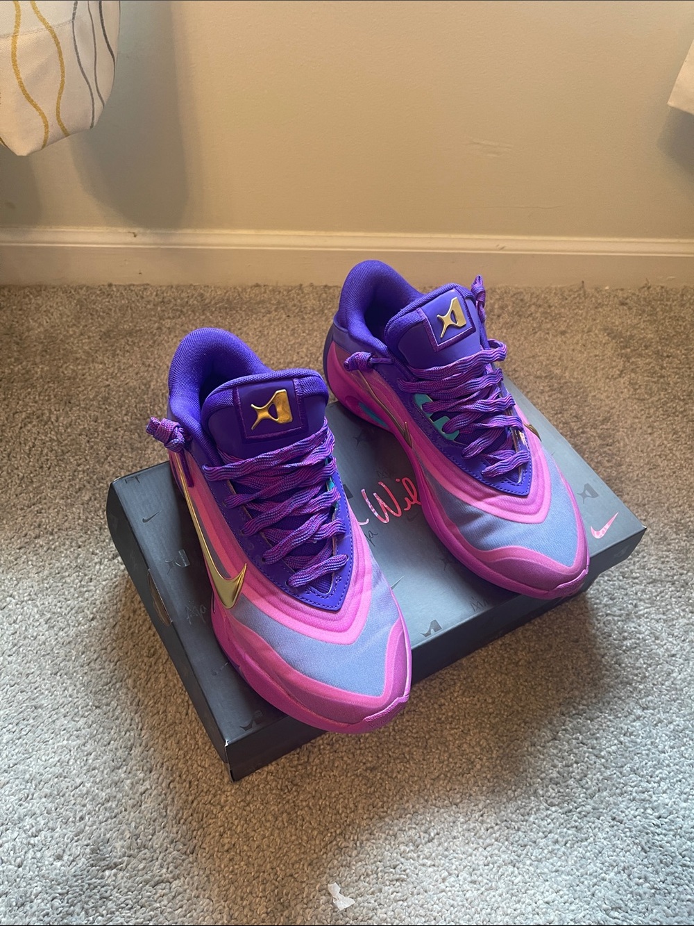Nike Women's Purple, Pink A’One Sneakers